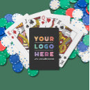 Search for branded playing cards Black and white