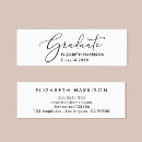 Search for graduation name business cards Elegant