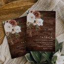 Search for wood wedding invitations Floral