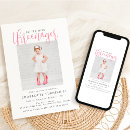 Search for funny 3rd birthday invitations Pink