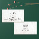 Search for chinese medicine business cards Acupuncturist