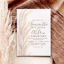 Search for pampas grass wedding invitations Elegant