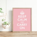 Search for keep calm and carry on posters White