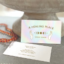 Search for massage hands business cards Healer