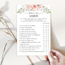 Search for over under bridal shower games Blush pink