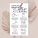 Search for candles business cards Minimalist