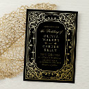 Search for art deco invitations Black and gold