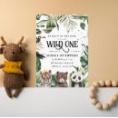 Search for wild things invitations Jungle