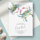 Search for crab party invitations Low country boil