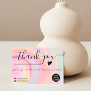 Search for holographic thank you cards Social media