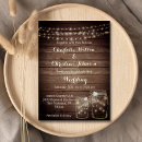 Search for mason jar rustic wedding invitations Barn