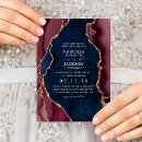 Search for agate wedding invitations Elegant