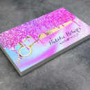 Search for purple glitter business cards Beauty salon