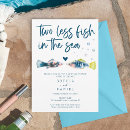 Search for two less fish invitations Couples shower