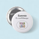 Search for name tag buttons Your logo here
