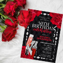 Search for red and silver invitations Roses