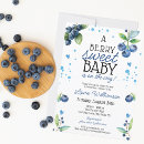 Search for blueberry invitations Berry sweet baby