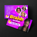 Search for african american woman business cards Braids