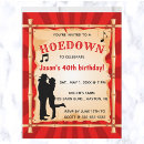 Search for country western music invitations Hoedown