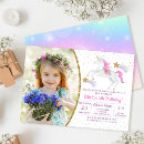 Search for unicorn birthday invitations Kids