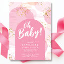 Search for polka dot baby shower invitations For her