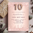 Search for 10 year old girl invitations Pink