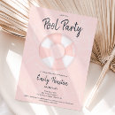 Search for pool sweet 16 invitations Fun pool paty