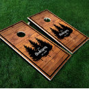 Search for natural wood cornhole sets Rustic