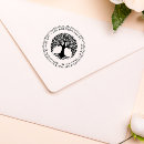 Search for tree rubber stamps Return address