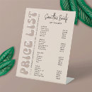 Search for salon price lists Modern