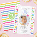 Search for 3 year old girl invitations For kids