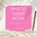 Search for pink guest books Simple