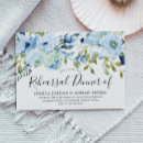 Search for blue rehearsal dinner invitations Flowers