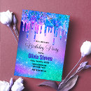 Search for hollywood glam invitations Glitter
