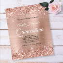 Search for quinceanera invitations Glitter