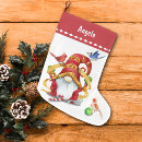 Search for gnome christmas stockings Elf