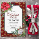 Search for brunch christmas invitations Red