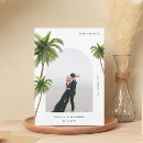 Search for palm tree save the dates Beach