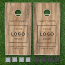 Search for branded cornhole sets Your logo here