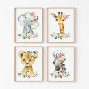 Search for giraffe nursery decor Jungle animals
