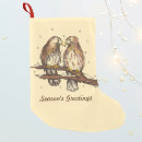 Search for bird christmas stockings Winter