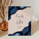 Search for navy and blush wedding signs Calligraphy