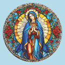 Search for catholic saint stickers Virgin mary