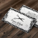 Search for gothic business cards Hair stylist