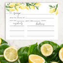 Search for lemon recipe cards Calligraphy