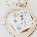 Search for deer napkins Baby boy shower