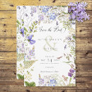 Search for wildflower save the dates Sage green