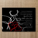 Search for buck and doe wedding invitations Rustic