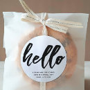 Search for hello stickers Black and white