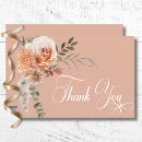 Search for peach thank you cards Elegant